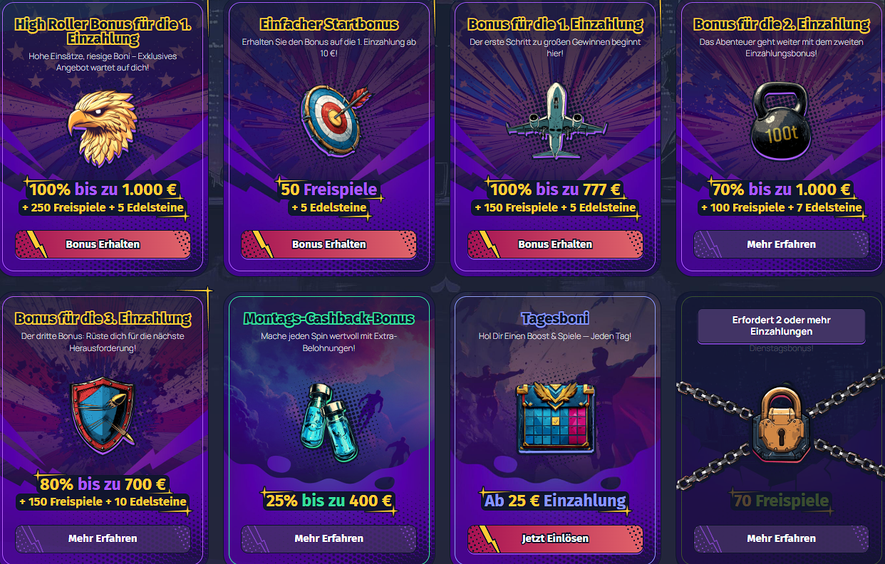 Casino Bonus Angebote