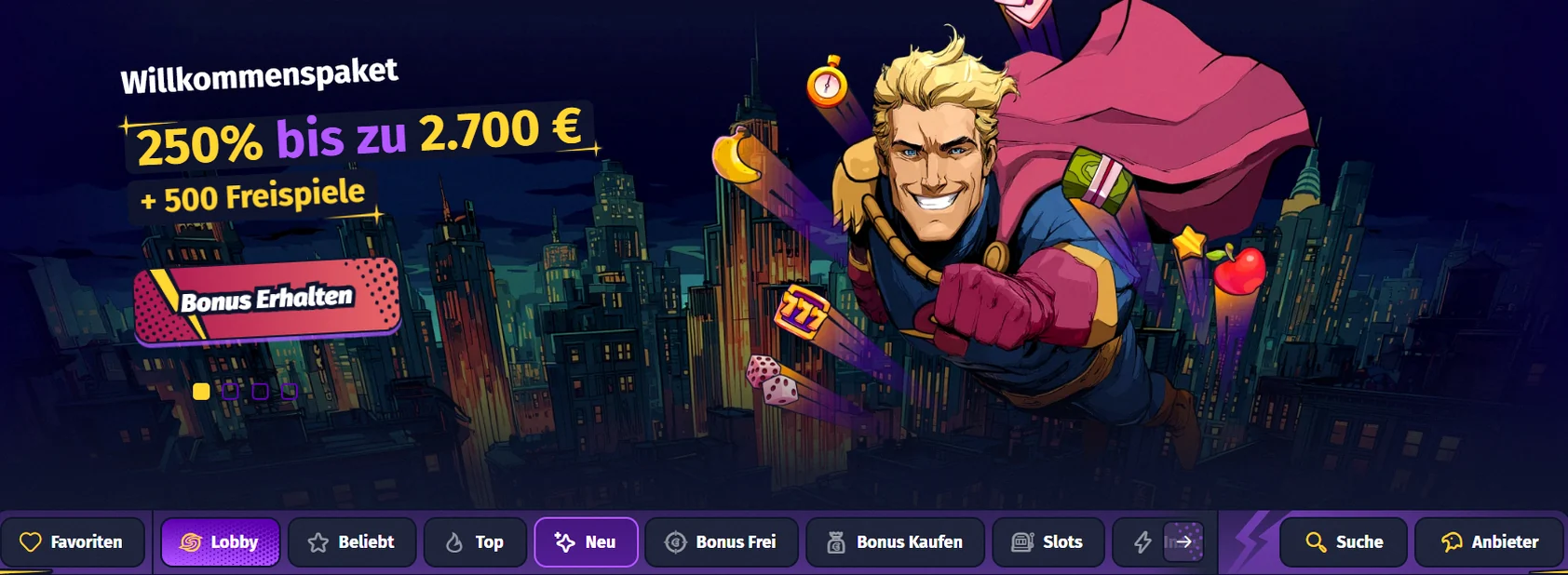 Einzahlungsbonus bis 2700 Euro